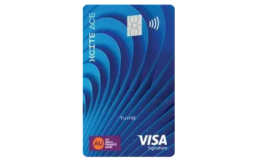 AU Bank Xcite Ace Credit Card credit card design