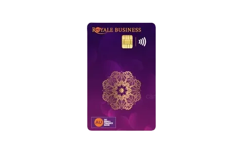 AU Royale Business Debit Card AU Royale Business Debit Card credit card design