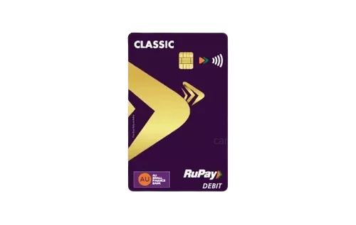 AU RuPay Classic Debit Card credit card design