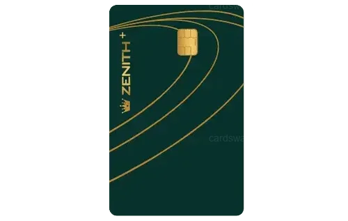AU Zenith+ Credit Card credit card design