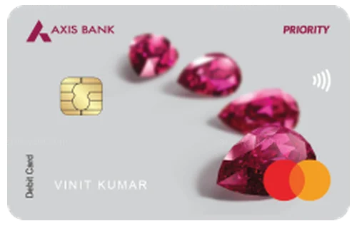 Axis Bank Priority Debit Card Axis Bank Priority Debit Card credit card design