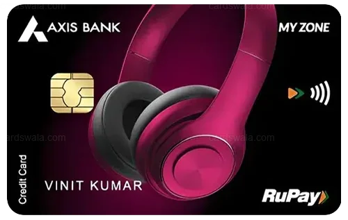 Axis My Zone Credit Card credit card design