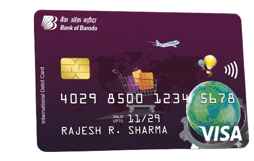 Bank of Baroda Visa Classic Debit Card credit card