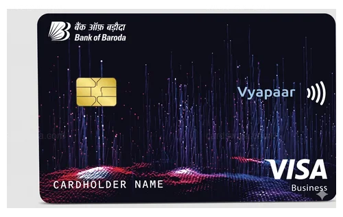 ಬ್ಯಾಂಕ್ ಆಫ್ ಬರೋಡಾ ವೀಸಾ ವ್ಯಾಪಾರ್ ಡೆಬಿಟ್ ಕಾರ್ಡ್ ಕ್ರೆಡಿಟ್ ಕಾರ್ಡ್