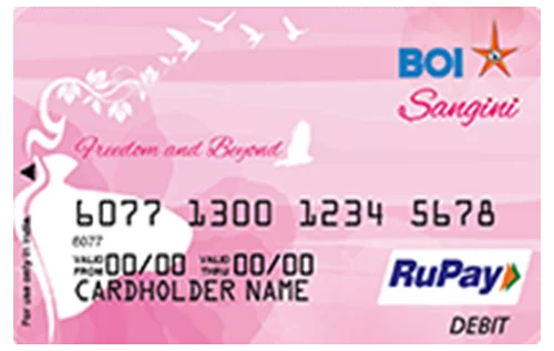 Bank of India RuPay Sangini Debit Card credit card