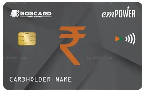 BOBCARD Empower Credit Card BOBCARD Empower Credit Card credit card design