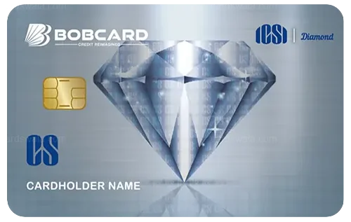 BOBCARD ICSI Diamond Credit Card credit card design