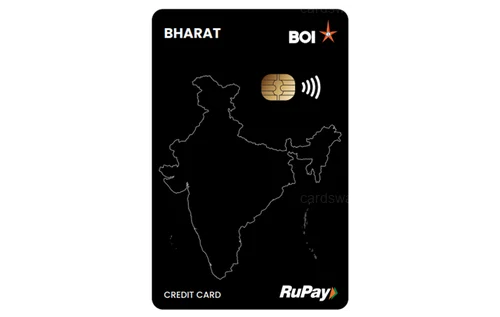 BOI RUPAY BHARAT BOI RUPAY BHARAT credit card design