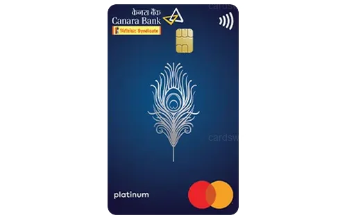 Canara Bank Mastercard Platinum Credit Card Canara Bank Mastercard Platinum Credit Card credit card design