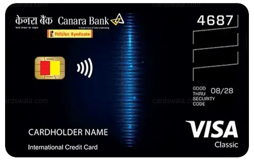 Canara Bank Visa Classic Canara Bank Visa Classic credit card design