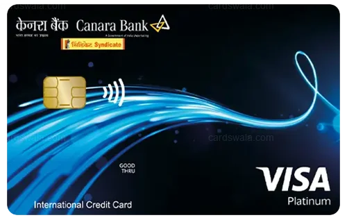 Canara Bank Visa Platinum Credit Card Canara Bank Visa Platinum Credit Card credit card design