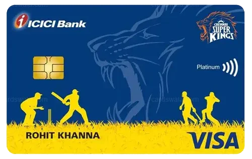 Chennai Super Kings ICICI Bank Credit Card credit card