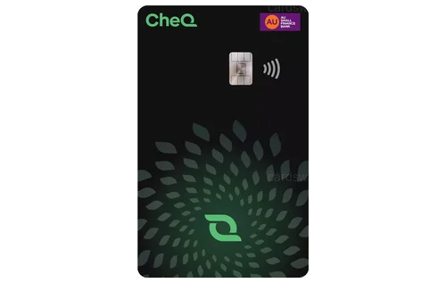 CheQ AU Credit Card CheQ AU Credit Card credit card design