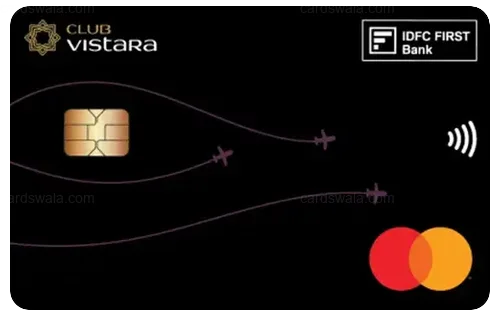Club Vistara IDFC First Credit Card credit card design