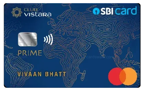 Club Vistara SBI Card PRIME credit card
