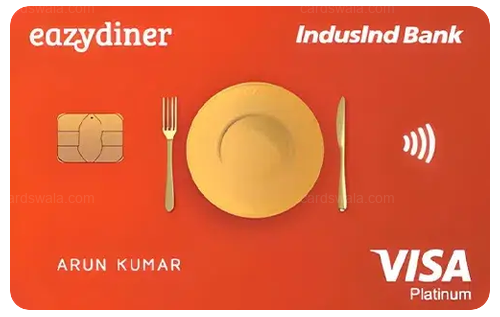 EazyDiner IndusInd Platinum Credit Card