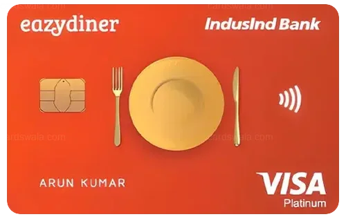 EazyDiner IndusInd Platinum Credit Card