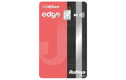Edge CSB Bank RuPay Credit Card Edge CSB Bank RuPay Credit Card credit card design