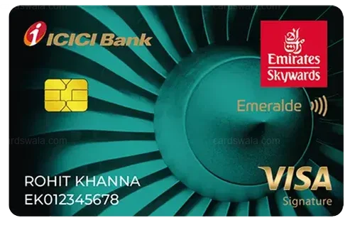 Emirates Skywards ICICI Bank Emeralde Credit Card credit card