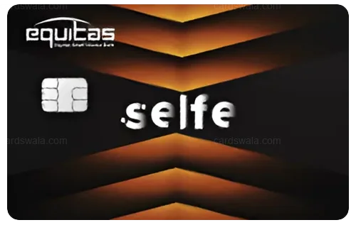 Equitas Small Finance Bank Selfe Credit Card Equitas Small Finance Bank Selfe Credit Card credit card design