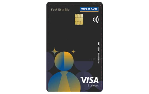 Federal Bank StarBiz Visa Credit Card Federal Bank StarBiz Visa Credit Card credit card design
