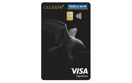 Federal Bank Visa Celesta Credit Card Federal Bank Visa Celesta Credit Card credit card design
