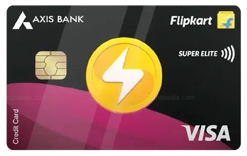 Flipkart Axis Bank Super Elite Credit Card credit card design