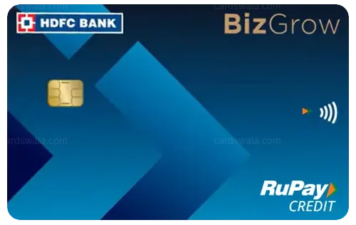 HDFC Bank BizGrow Credit Card கிரெடிட் கார்டு வடிவமைப்பு