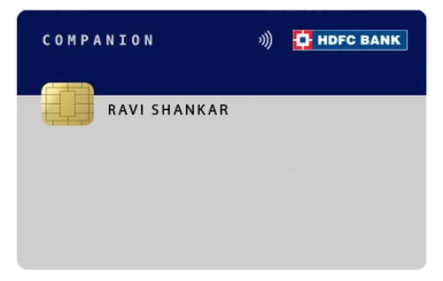 HDFC Bank Companion Debit Card HDFC Bank Companion Debit Card credit card design