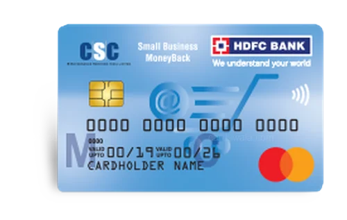 HDFC Bank CSC Small Business Moneyback Credit Card credit card