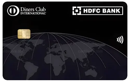 HDFC Bank Diners Club Black Metal Edition Credit Card credit card design