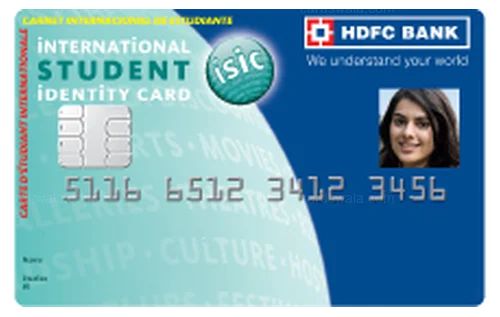HDFC Bank ISIC Student Forexplus Chip Forex Card credit card