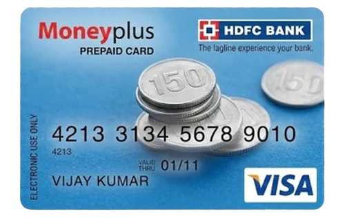 HDFC Bank Moneyplus Benefit Prepaid Card HDFC Bank Moneyplus Benefit Prepaid Card credit card design