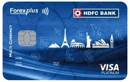 HDFC Bank Multicurrency Platinum ForexPlus Chip Card HDFC Bank Multicurrency Platinum ForexPlus Chip Card credit card design