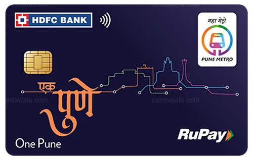 HDFC Bank One Pune Prepaid Card HDFC Bank One Pune Prepaid Card credit card design