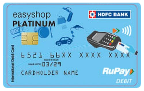HDFC Bank Rupay Platinum Debit Card credit card