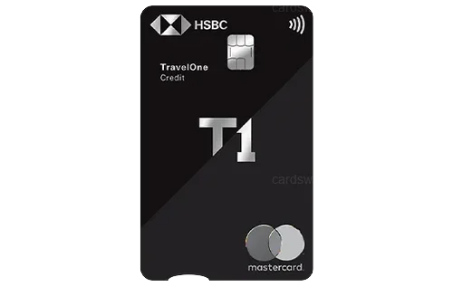HSBC TravelOne Credit Card credit card design