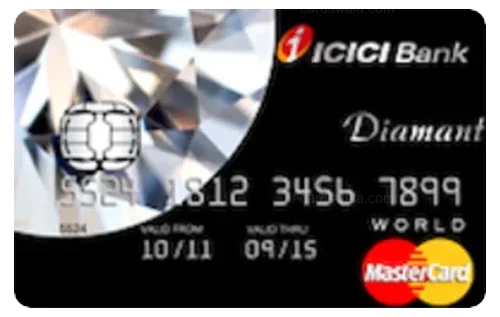 ICICI Bank Diamant Credit Card credit card design