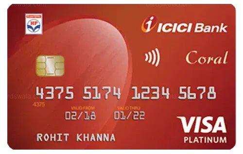 ICICI Bank HPCL Coral Credit Card