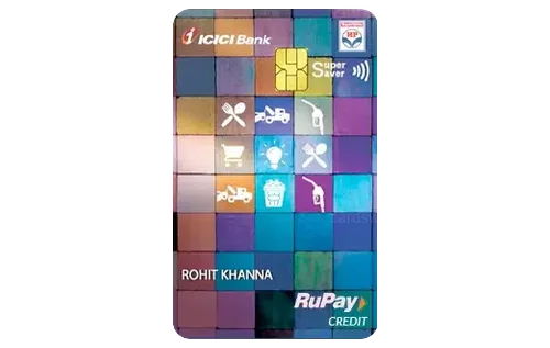 ICICI Bank HPCL Super Saver Credit Card ICICI Bank HPCL Super Saver Credit Card credit card design