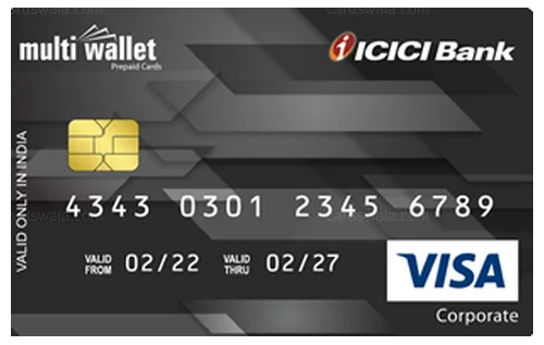ICICI Bank Multi Wallet ICICI Bank Multi Wallet credit card design