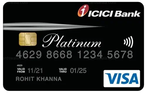 ICICI Bank Platinum Chip Credit Card ICICI Bank Platinum Chip Credit Card credit card design