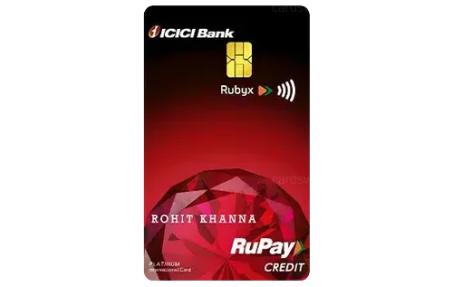 ICICI Bank Rubyx Credit Card ICICI Bank Rubyx Credit Card credit card design