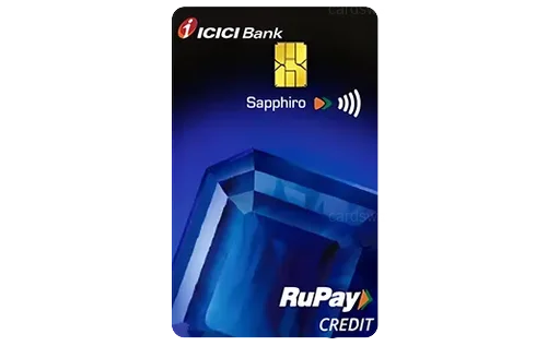 ICICI Bank Sapphiro Credit Card ICICI Bank Sapphiro Credit Card credit card design