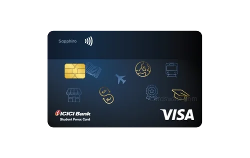 ICICI Bank Student Sapphiro Forex Prepaid Card credit card