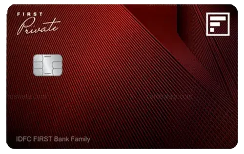 IDFC First Private Credit Card IDFC First Private Credit Card credit card design