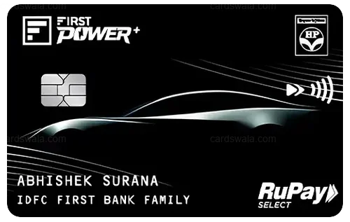 IDFC HPCL First Power Plus Credit Card IDFC HPCL First Power Plus Credit Card credit card design