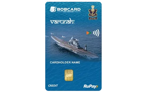 Indian Navy Varunah BOBCARD Credit Card credit card
