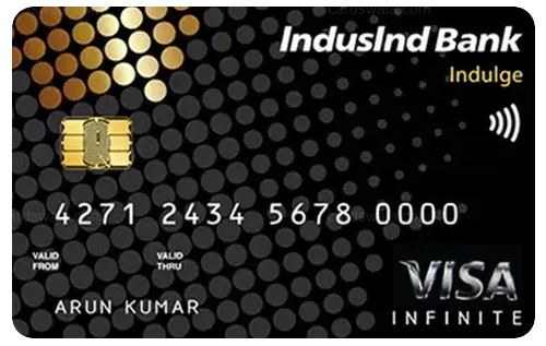 IndusInd Bank Indulge Credit Card credit card