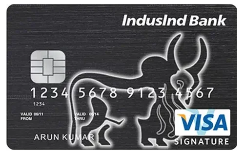 IndusInd Bank Signature Visa Credit Card credit card